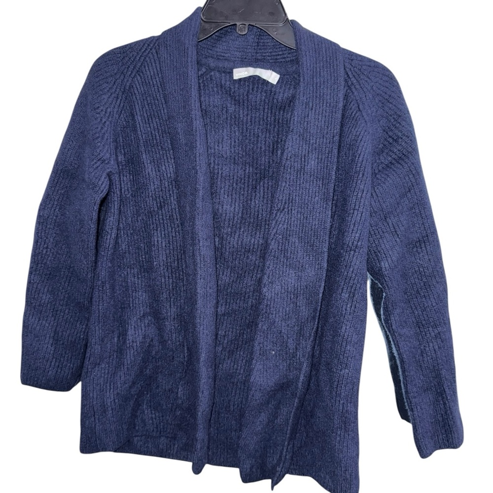 Vince Navy Blue Women's Wool & Cashmere Sweater Size Small